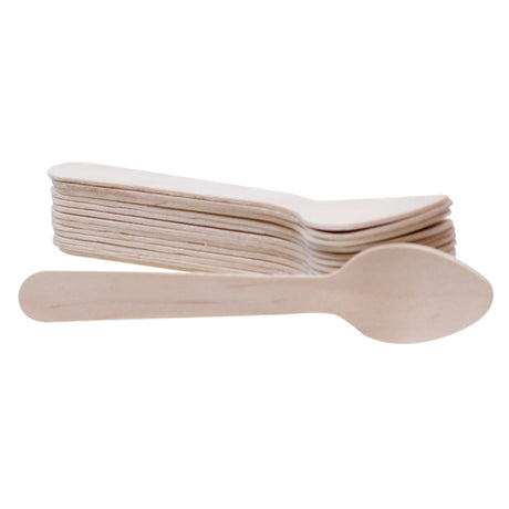 Tablecraft BAMSP425 Cash & Carry Disposable Spoon 4-1/4" Eco-friendly