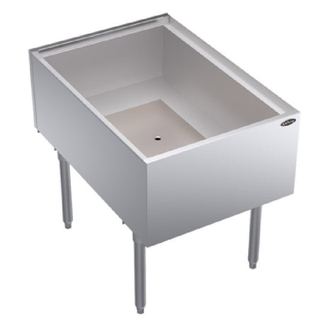 Krowne KRPT-2436-10 Royal Series Underbar Ice Bin/Cocktail Station Pass-thru 10-circuit Cold Plate