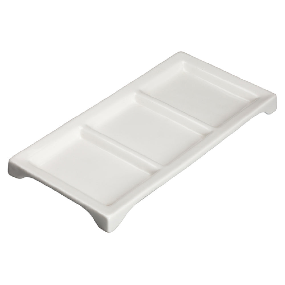 Winco WDP017-108 Trio Tray 10" X 5" Three-compartment