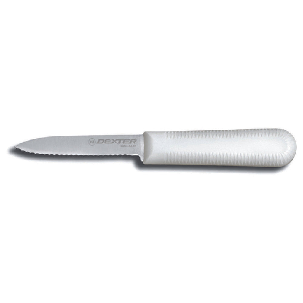 Dexter Russell 15373 Sani-Safe® (S104SC-PCP) Paring Knife 3-1/4" Scalloped Edge
