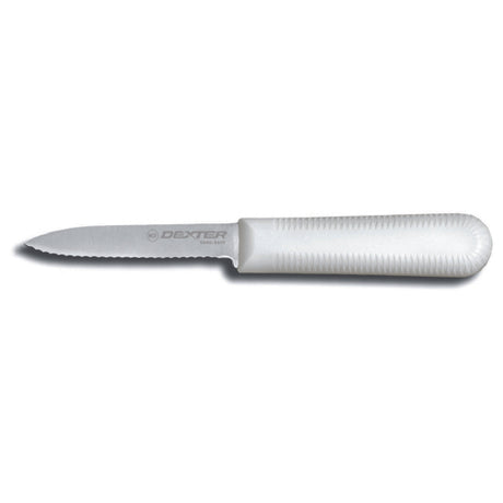 Dexter Russell 15373 Sani-Safe® (S104SC-PCP) Paring Knife 3-1/4" Scalloped Edge