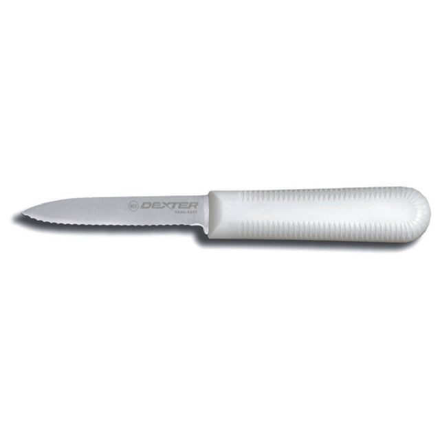 Dexter Russell 15373 Sani-Safe® (S104SC-PCP) Paring Knife 3-1/4" Scalloped Edge
