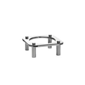 FOH BRI016BSS18 Smart Buffet Ware® Domino Stand 9.75" Square Stainless Steel