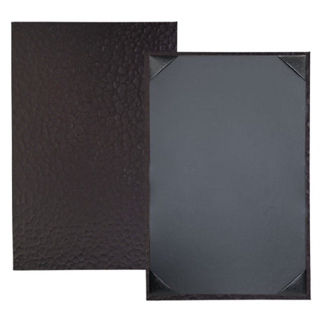 Risch METRO-1V 11X17 Metro Iron Or Mesh Hardback Metallic Menu Cover (specify Pattern And Color)