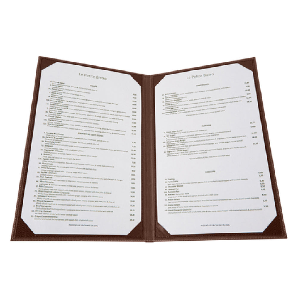 Winco LMD-814BN Menu Cover Double Legal Size