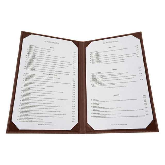 Winco LMD-814BN Menu Cover Double Legal Size