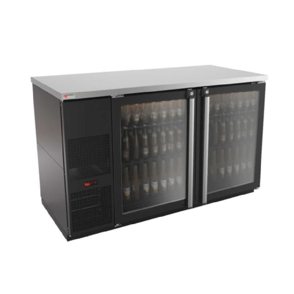 Micro Matic MBB58G-E Pro-Line™ E-Series™ Refrigerated Back Bar Cabinet Two-section