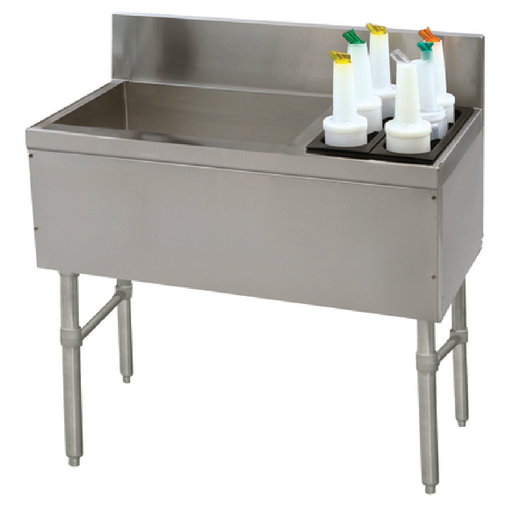 Advance Tabco PRC-19-42L-10 Prestige Ice Chest With 10-circuit Cast Aluminum Cold Plate