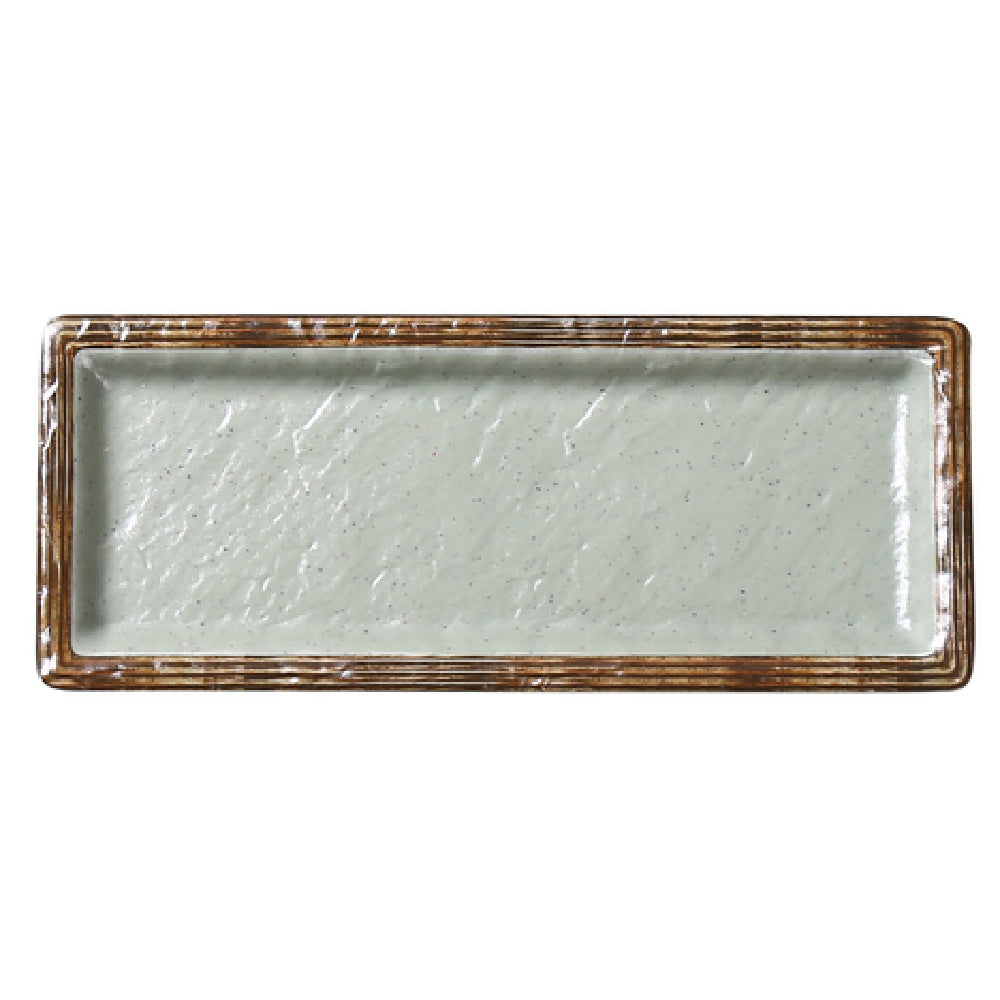 Yanco YO-3010 Yoto Sushi Plate 9-1/2"L X 3-3/4"W X 3/4"H Rectangular