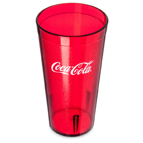 Carlisle 52203550 Carlisle Coca-Cola® Stackable™ Tumbler 20 Oz. (22.30 Oz. Flush Fill)