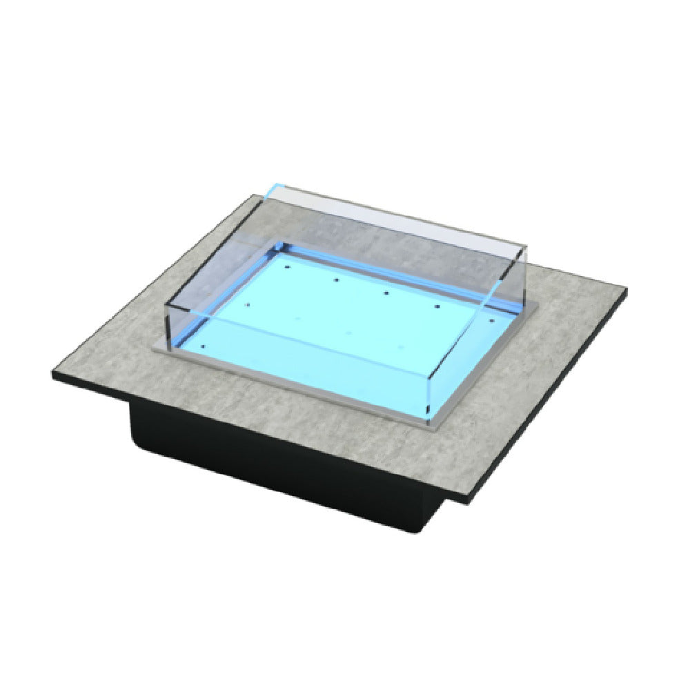 Bon Chef NX-12-SD-B-C - Nexus Counter With Built In Seafood Display, 1/2 Size, 35.5" X 31.5"