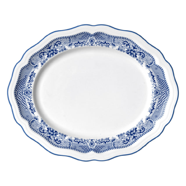 Steelite 62565FP817 Oval Platter 13.0" X 10.5" X 1.0" Adelina
