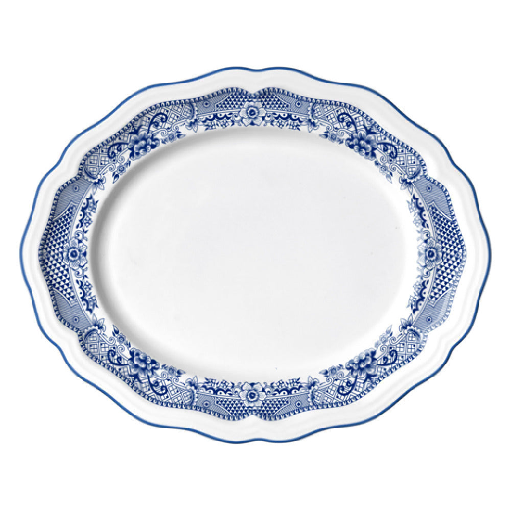 Steelite 62565FP817 Oval Platter 13.0" X 10.5" X 1.0" Adelina
