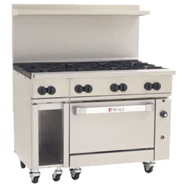 Wolf C48S-8B_LP Challenger XL™ Restaurant Range Gas 48"