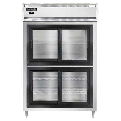 Continental Refrigerator D2RNSGDHD Designer Line Refrigerator Reach-in Two-section