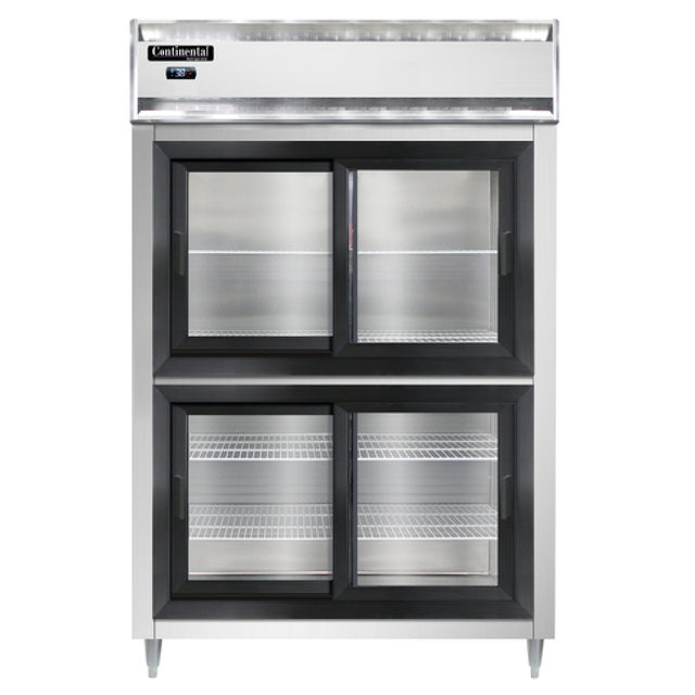 Continental Refrigerator D2RNSGDHD Designer Line Refrigerator Reach-in Two-section