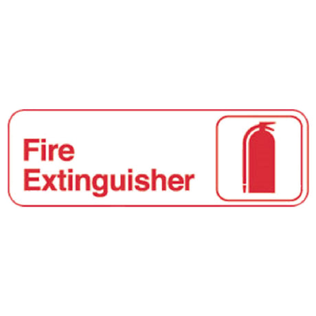 Royal Industries ROY 394518 Sign 3" X 9" "Fire Extinguisher"