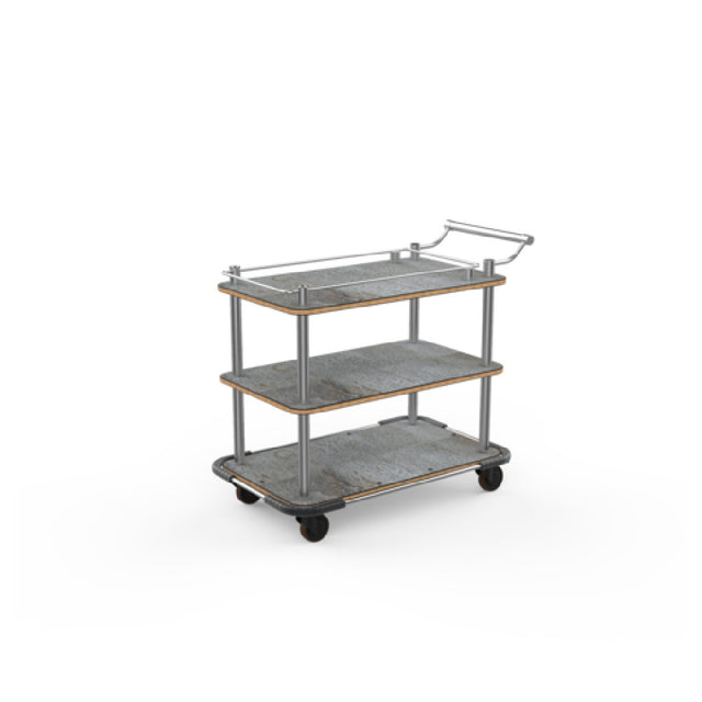 Steelite MGCRNX18GSXX Service Cart 42-1/2"L X 24"W X 36-1/2"H Mixed Materials