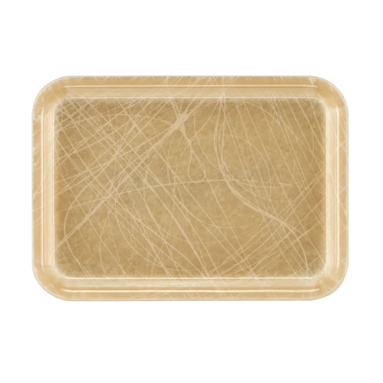 Cambro 46214 Camtray® Rectangular 4-1/4" X 6" Abstract Tan