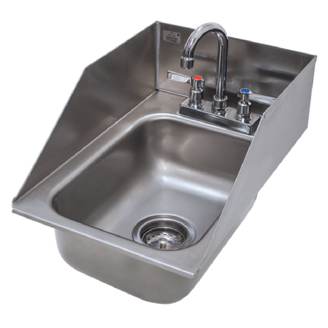 Advance Tabco DI-1-10SP Drop-In Sink 1-compartment 12"W X 18-1/2"D O.A.