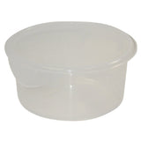 Rubbermaid FG572024CLR - Storage Container, 2 Quart, 8-1/2" Dia. X 4"H