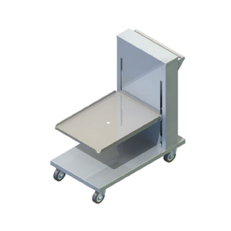 Piper Products ASCA-ST - Tray & Sheet Pan Dispenser, Cantilever Style, Mobile Tray & Silverware Dispensers