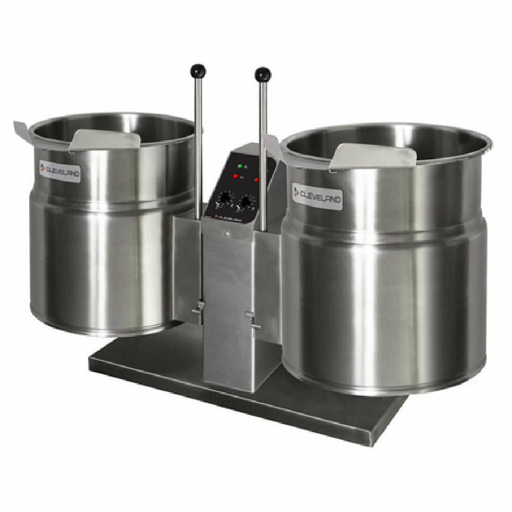 Cleveland TKET12T_208/60/3 Tilting Kettle Electric Twin Unit