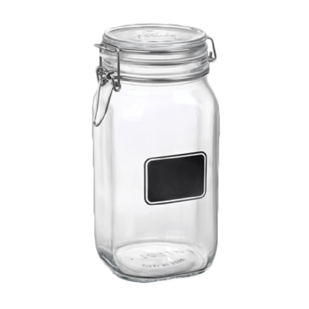 Steelite 4949Q464 Chalkboard Jar 1 3/4 QT Oz. (H 8-3/4" M 4-1/4" T 3-3/4" B 4") With Chalkboard Label