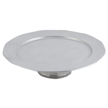 Bon Chef 90989113TAN - Pedestal Tray, 15" Dia. X 3-3/4" H, Round
