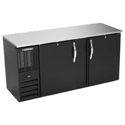 Beverage Air BBN68HC-F-B - Refrigerated Food Rated Back Bar Storage Cabinet, Two-section