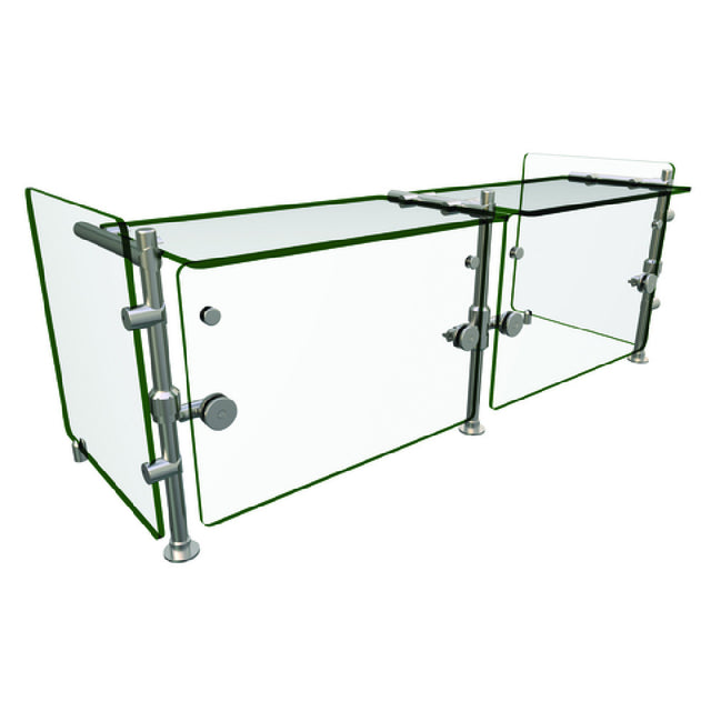 Hatco ORBIT900-04818 Flav-R-Shield® ORBIT900 Food Shield Full Service 2 Bays 48"W X 18"D X Adjustable Up To 23"H