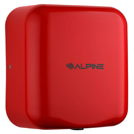 Alpine Industries ALP400-10-RED Hemlock Hand Dryer Surface Mount Automatic Sensor