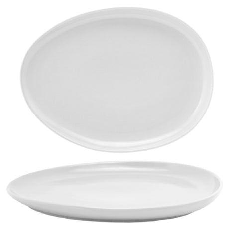 FOH DOS032WHP20 Tides™ Plate 13" X 9-3/4" Oval