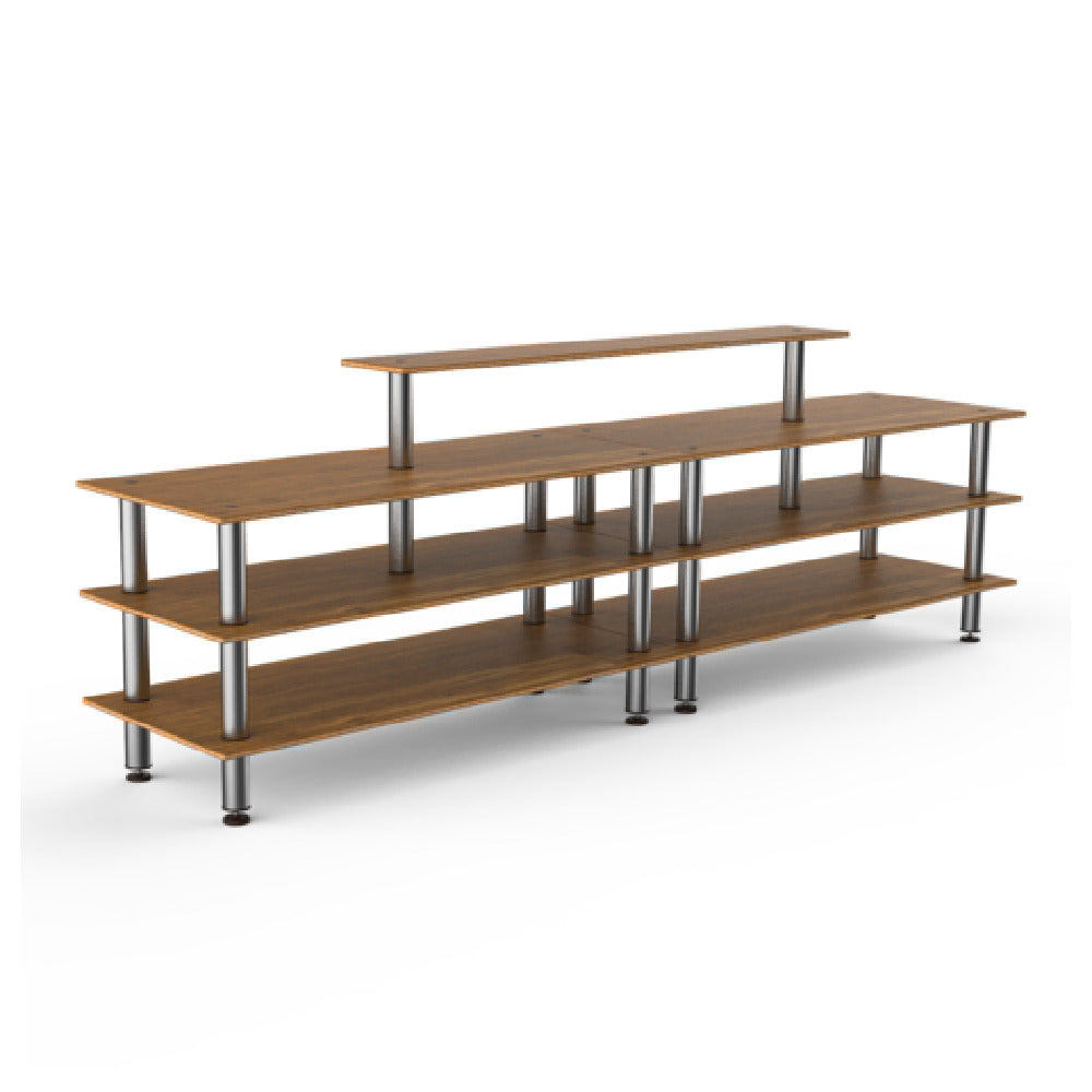 Steelite MGCMLB19BSXF - Double Display Buffet Station, 142.0" X 29.5" X 47.0", Modular