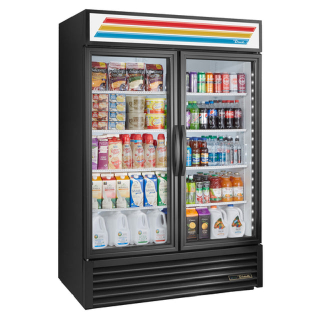 True Refrigeration GDM-49-HC~TSL01_BL Refrigerated Merchandiser Two-section