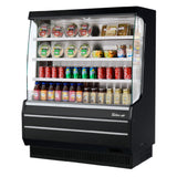 Turbo Air TOM-50MW(B)-N Vertical Open Display Merchandiser Mid-height 12.3 Cu. Ft. Capacity