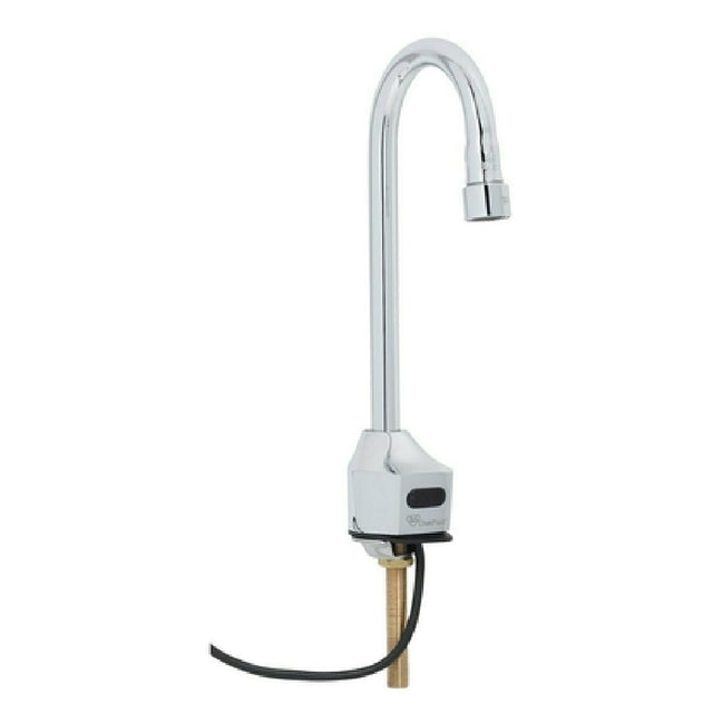 T&S Brass EC-3100-BA ChekPoint™ Electronic Faucet Deck Mount 4-1/8" Rigid Gooseneck With 2.2 GPM VR Aerator