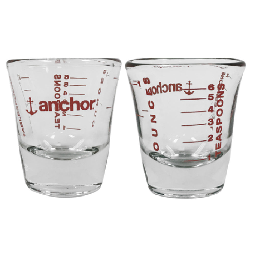 Anchor Hocking 96522AHG18 Kitchen Shot Glass 1 Oz. 2" Dia. X 2-1/4"H