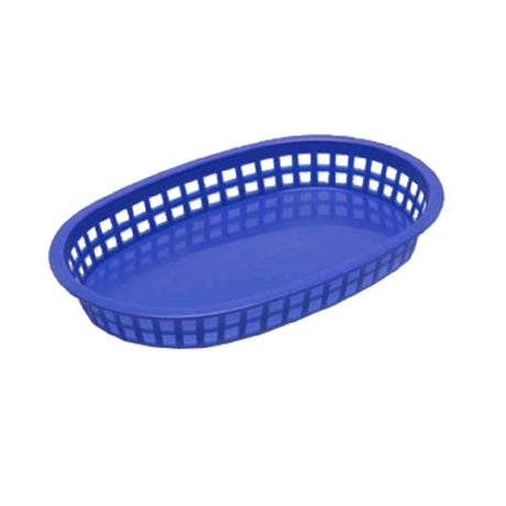 Tablecraft 1076BL Chicago Platter Basket 10-1/2" X 7-1/4" X 1-1/2" Oval