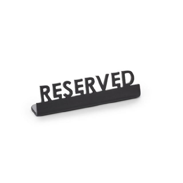 American Metalcraft MSBR3 - Sign, 0.625"W X 2.75"D X 0.75"H, Black (144 Each Per Case)