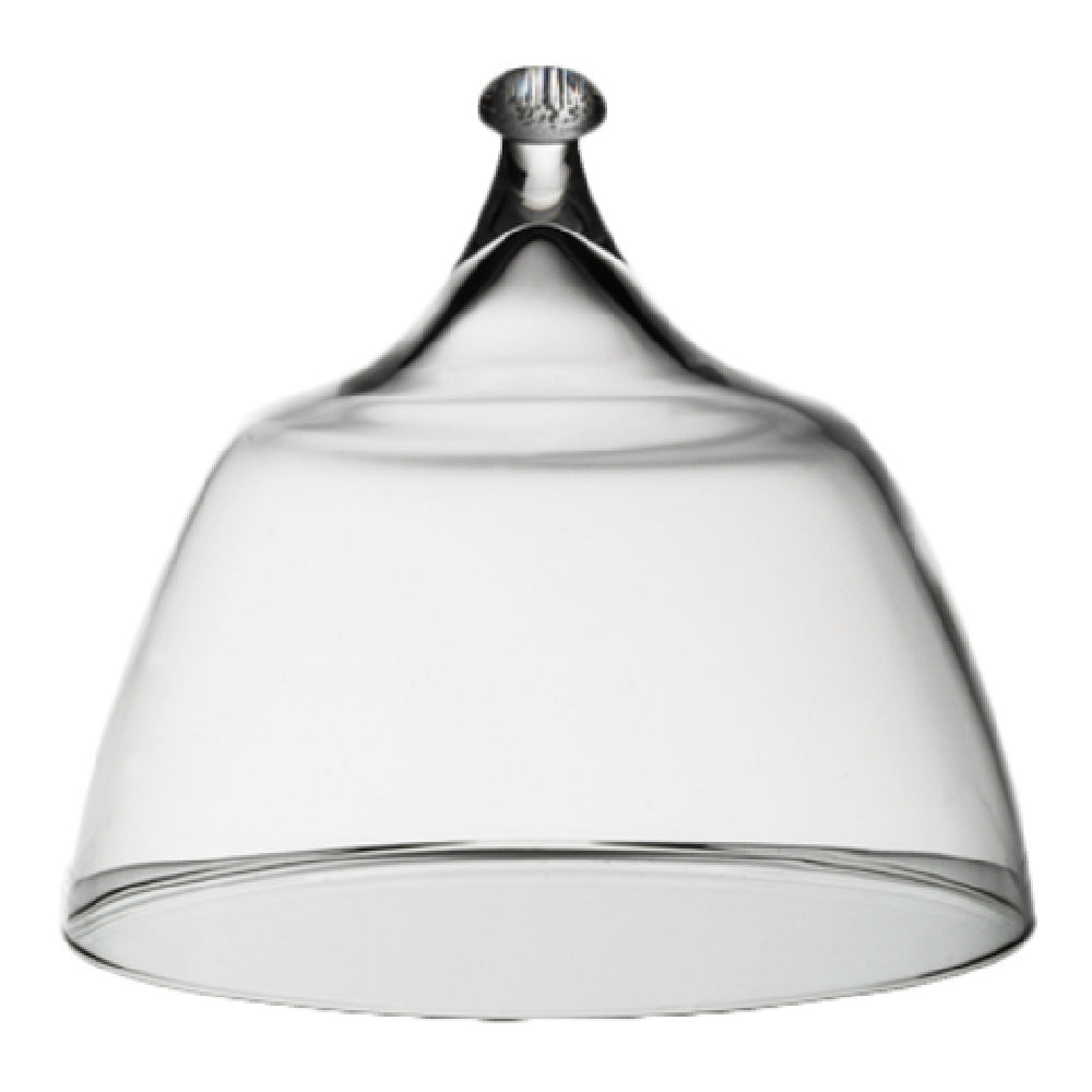 Steelite 4819R379 Cloche 3-3/4" H (4-1/4" M 4-1/4" B) Round Glass