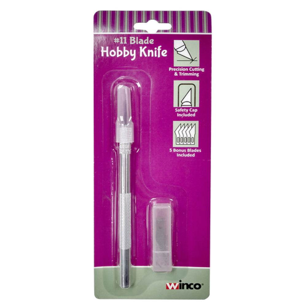 Winco KH-6 Hobby Knife 5-3/4"L Fine Point