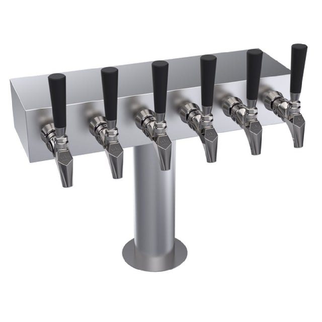 Krowne KTH-6S Krowne T-Head Tower Six Faucets Handles And Faucets Not Included