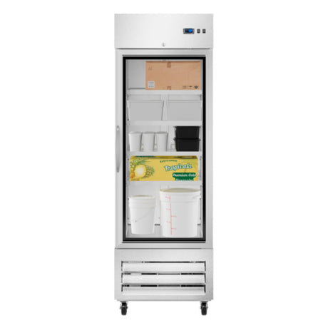 Koolmore KM-RIC-1DGD Convertible Refrigerator/Freezer Reach-In 27"W 23 Cu. Ft. Capacity