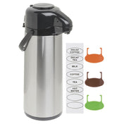 Hubert 44589 - Airpot, 2-1/2 Liter, 6" Dia. X 17"H