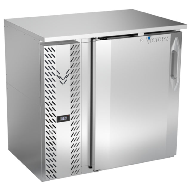 Victory VBBN36HC-F-S - Back Bar Refrigerator, Food Rated, One-section