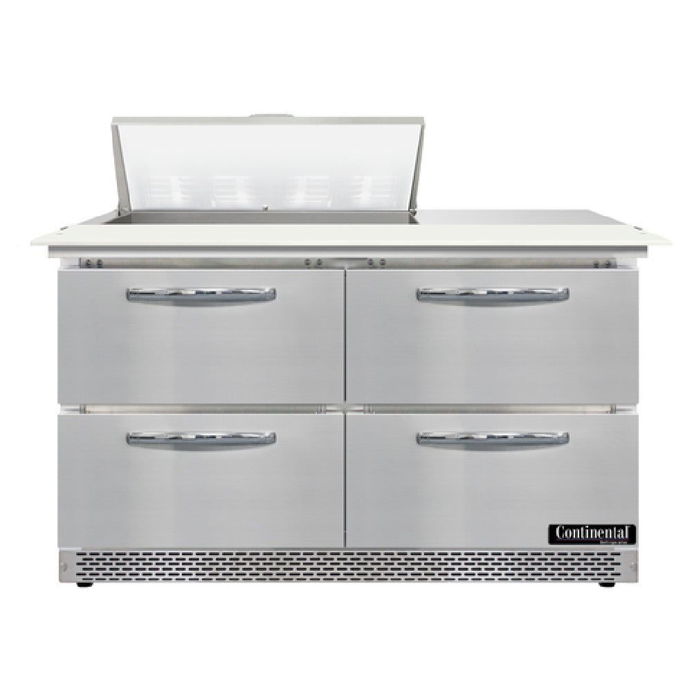 Continental Refrigerator D48N8C-FB-D Designer Line Sandwich Unit Front Breather