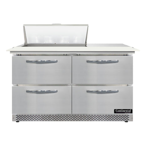 Continental Refrigerator D48N8C-FB-D Designer Line Sandwich Unit Front Breather