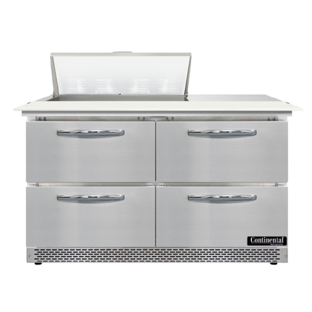 Continental Refrigerator D48N8C-FB-D Designer Line Sandwich Unit Front Breather