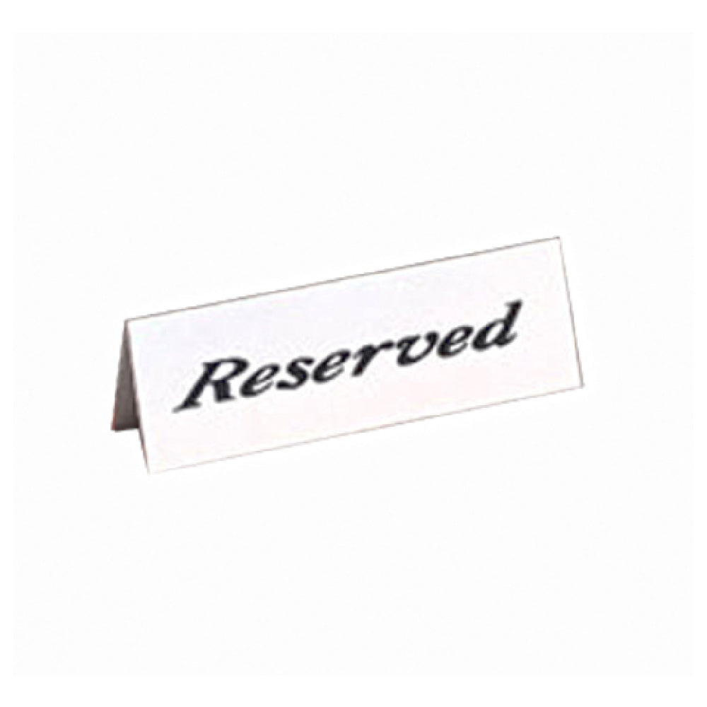 American Metalcraft 2600 Sign "Reserved" 6"L X 2"H